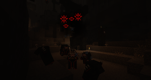The Underzealots' Dark God appears during their ritual.