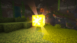 The Ambersol block not surrounded by Amber.